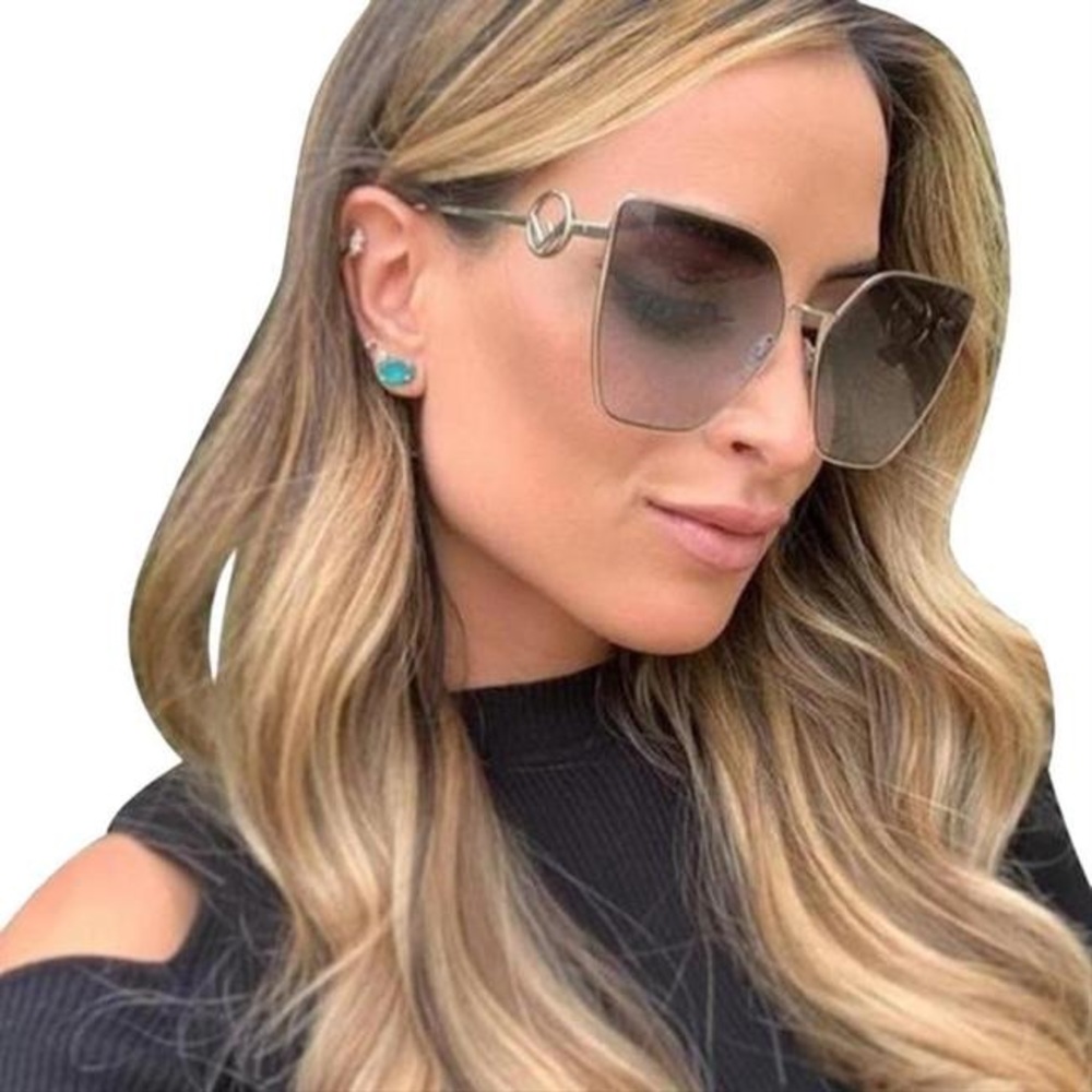 F is Fendi 63mm Oversized Women’s Sunglasses